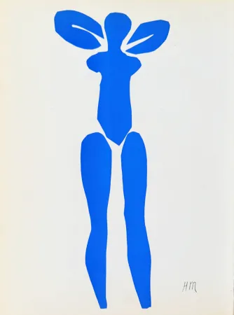 Lithographie Matisse - Femme Bleue