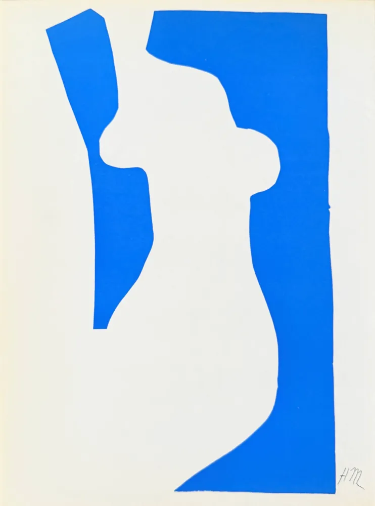 Lithographie Matisse - Femme Bleue