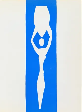 Lithographie Matisse - Femme Bleue