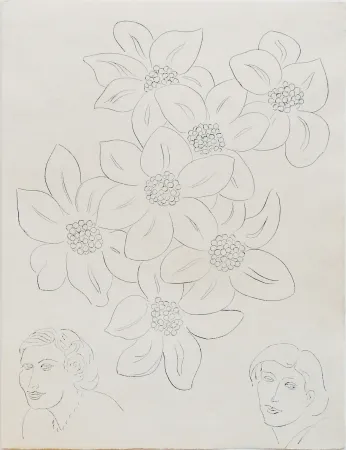 Radierung Matisse - Fleurs