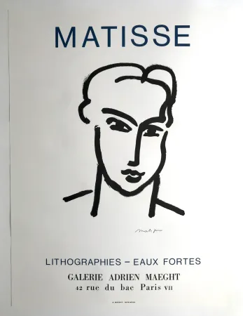 Plakat Matisse - Galerie Adrien Maeght