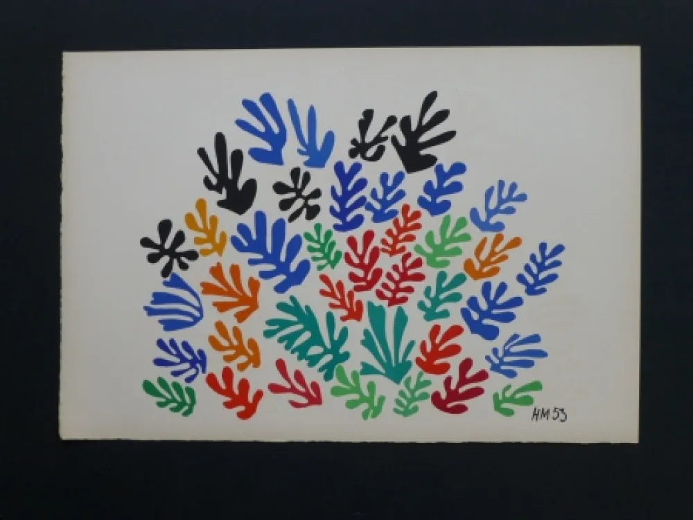 Lithographie Matisse - La gerbe, 1953