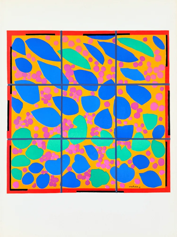 Lithographie Matisse - Lierre en Fleur