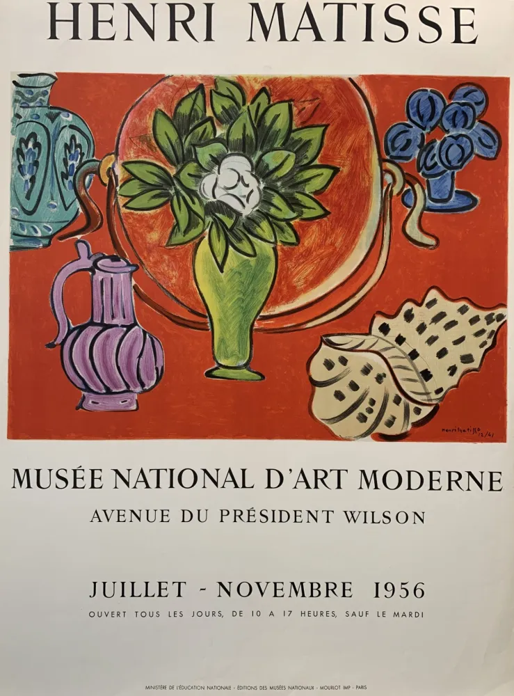 Lithographie Matisse - Musée National d'Art Moderne