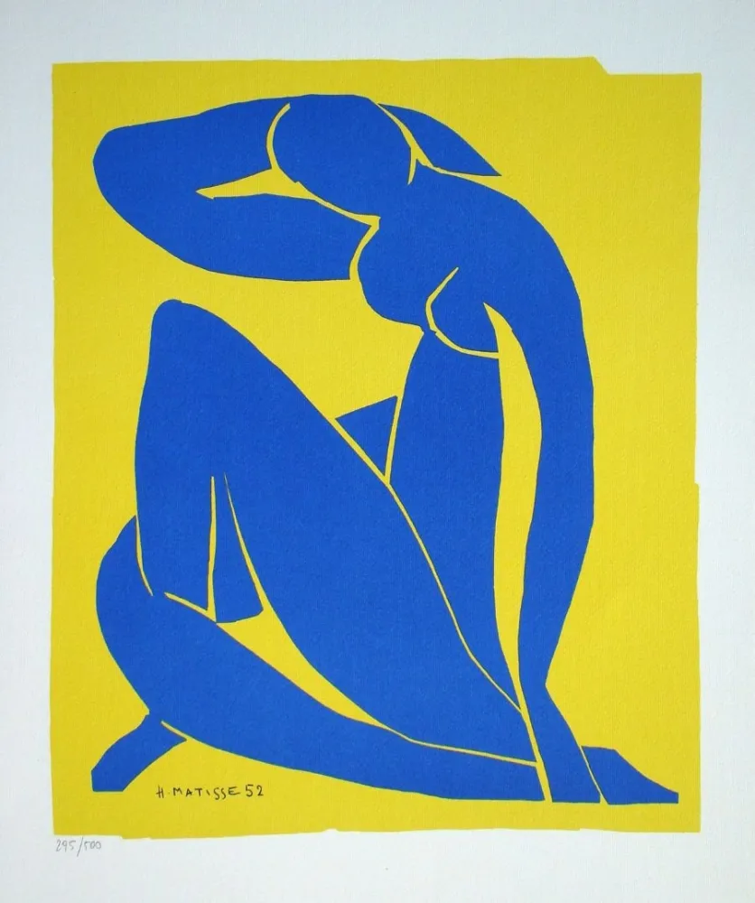 Siebdruck Matisse - Nu bleu II., 1952