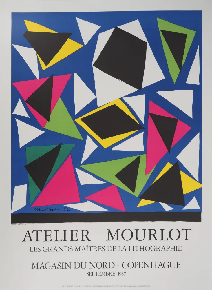 Illustriertes Buch Matisse - Papiers découpés, Atelier Mourlot