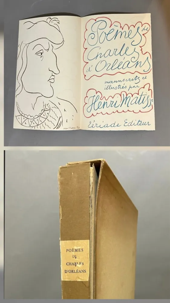 Lithographie Matisse - Poèmes de Charles d'Orléans 