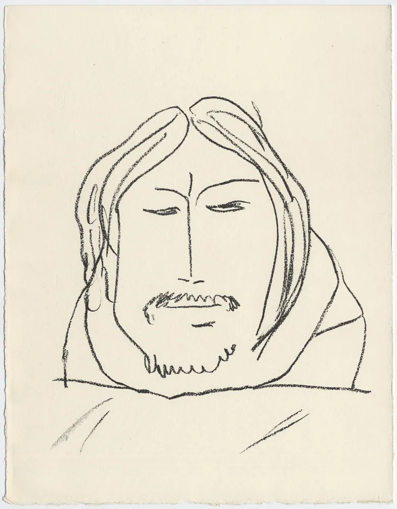 Lithographie Matisse - Portrait d'homme esquimau n° 6. 1947 (Pour Une Fête en Cimmérie)