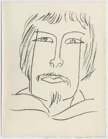 Lithographie Matisse - Portrait d'homme esquimau n° 7. 1947 (Pour Une Fête en Cimmérie)