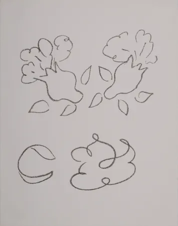 Lithographie Matisse - Sketch for la religieuse portugaise, 1972