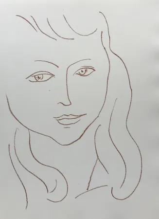 Lithographie Matisse - Visages II