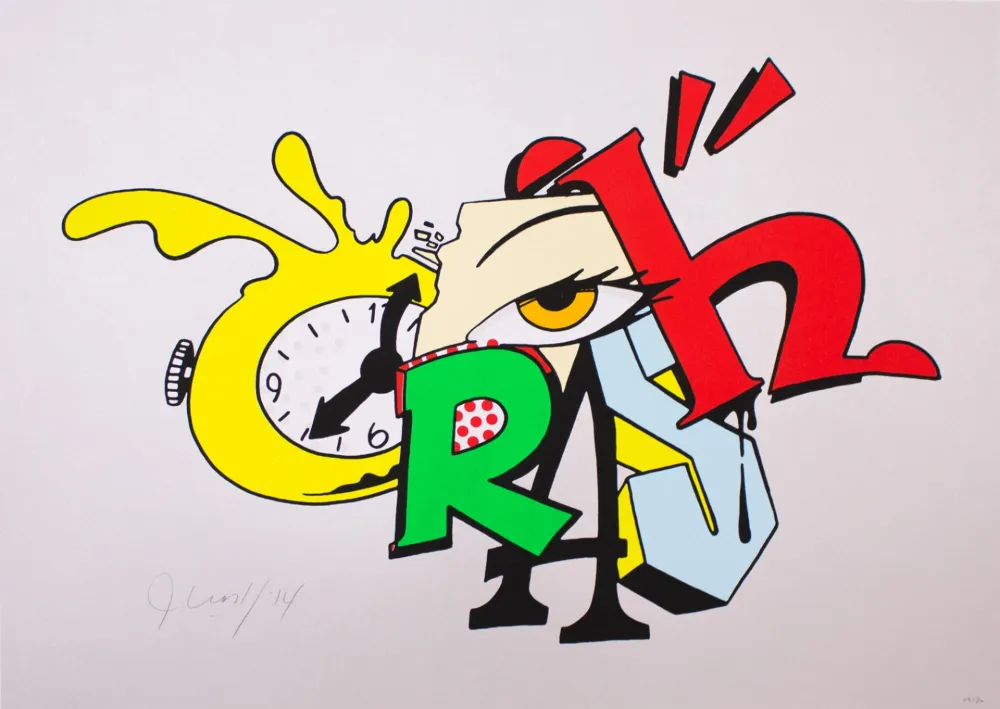 Siebdruck Matos - Clock 2