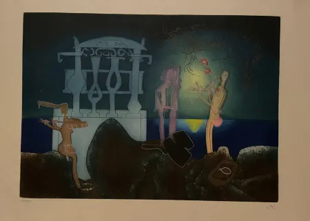 Radierung Und Aquatinta Matta - 2 AM from L'Arc obscur des heures