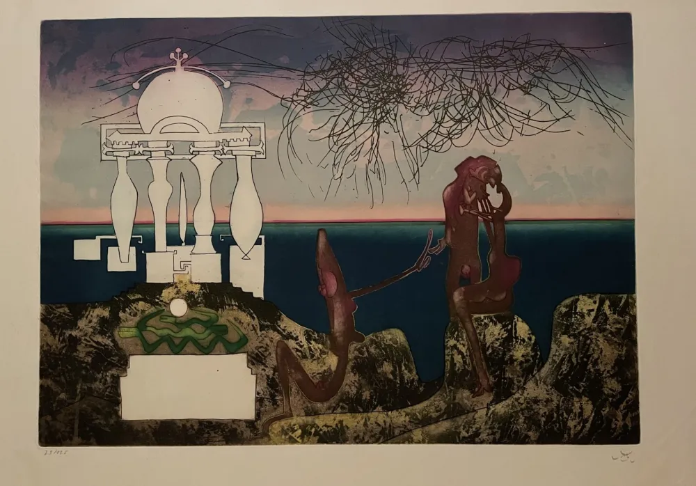 Radierung Und Aquatinta Matta - 6 AM from L'Arc Obcur de heures