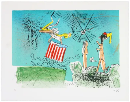 Lithographie Matta - All Cosmicstrippers V