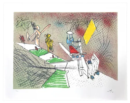 Lithographie Matta - All Cosmicstrippers X