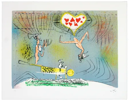 Lithographie Matta - All Cosmicstrippers XI