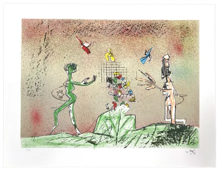 Lithographie Matta - All Cosmicstrippers XII