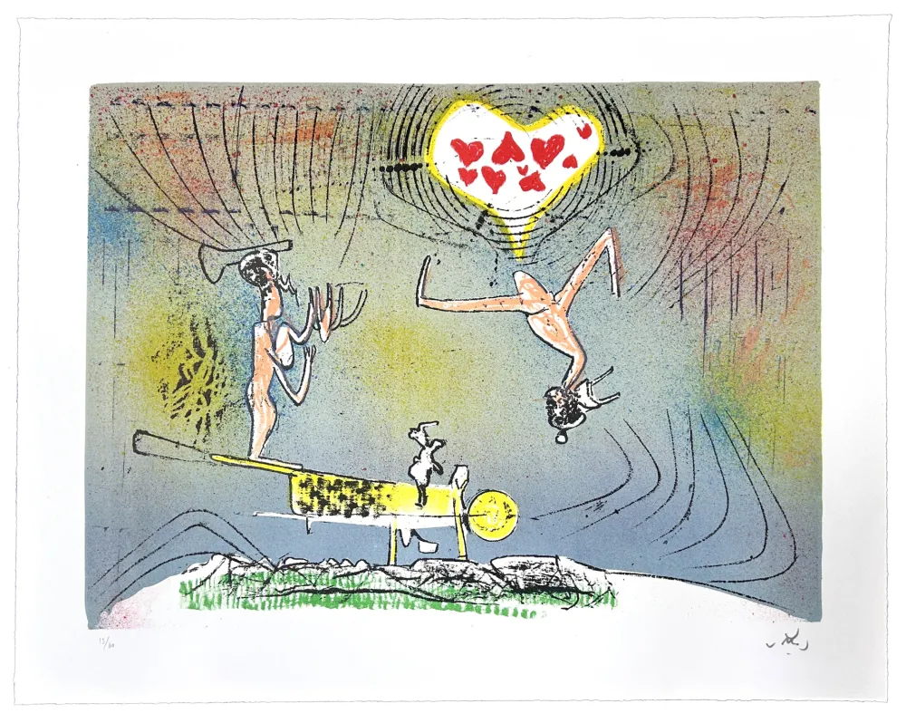 Lithographie Matta - All Cosmicstrippers XIV
