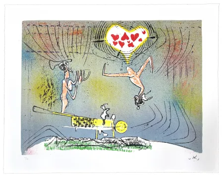 Lithographie Matta - All Cosmicstrippers XIV