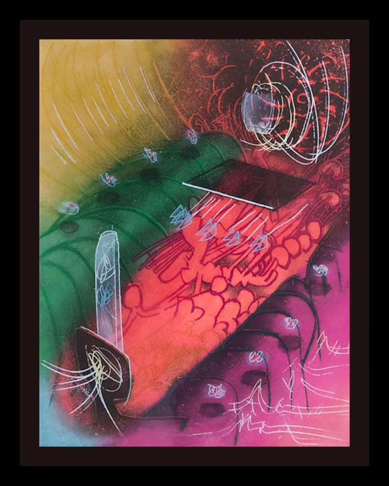 Radierung Und Aquatinta Matta - Attire le gai venin (Une Saison en Enfer)