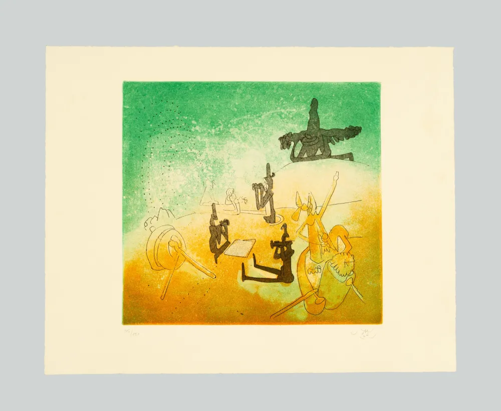 Radierung Und Aquatinta Matta - Autoapocalipse
