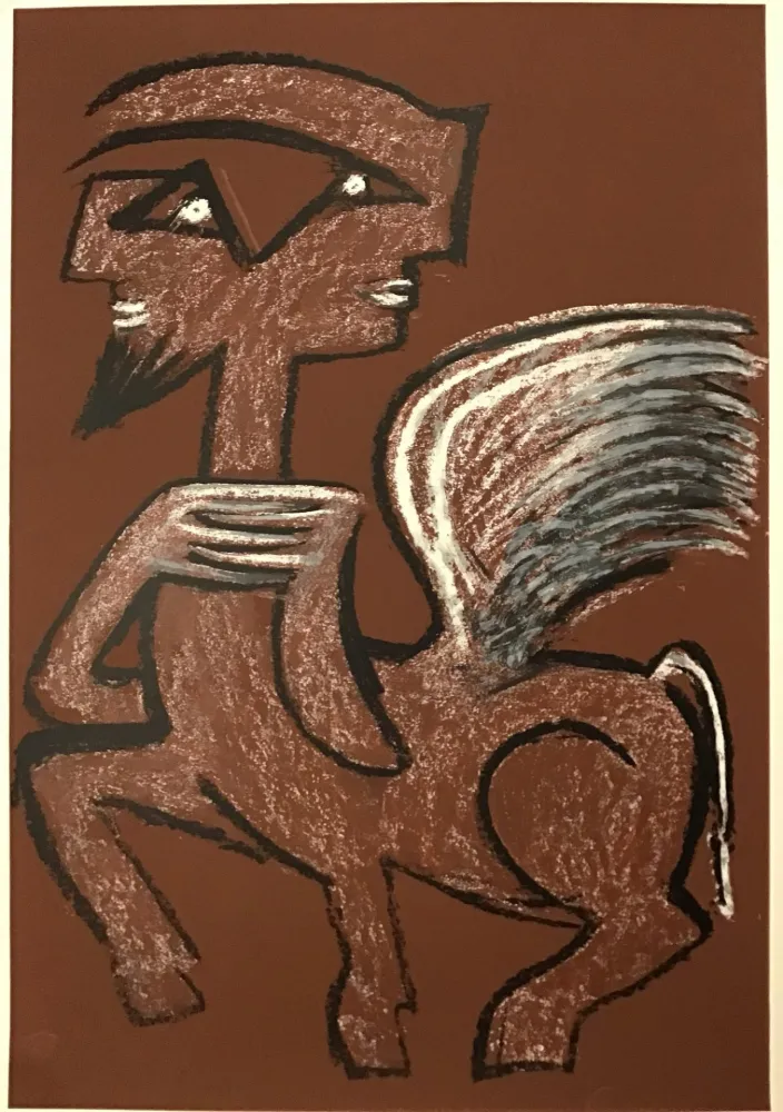 Siebdruck Matta - Centaure hermaphrodite