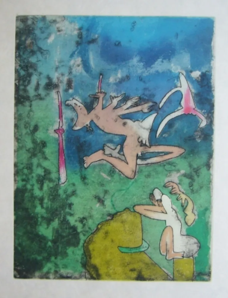 Radierung Und Aquatinta Matta - Centre Noeds I