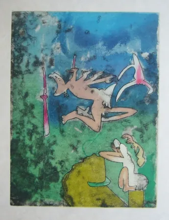 Radierung Und Aquatinta Matta - Centre Noeds I