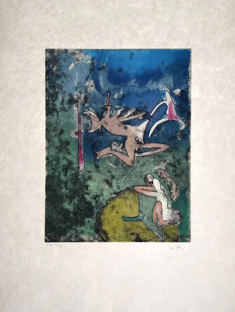 Radierung Matta - Centre Noeuds 