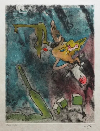 Radierung Und Aquatinta Matta - Centre noeuds (Planche 7)