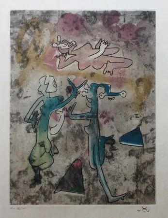 Radierung Und Aquatinta Matta - Centre noeuds (Planche 8)