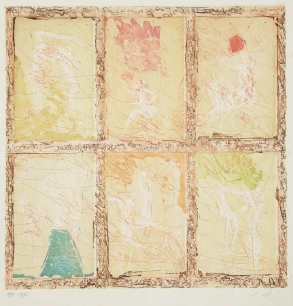 Radierung Und Aquatinta Matta - Chair de rousse