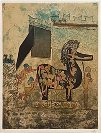 Radierung Und Aquatinta Matta - CHAOSMOS