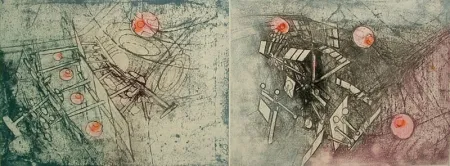 Stich Matta - Come Detta Dentro Ve Significo, plates 18 & 19 (diptych)