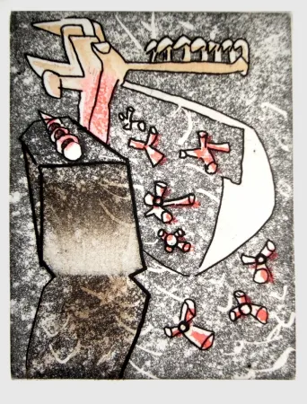 Illustriertes Buch Matta - Comme un semis de lacunes