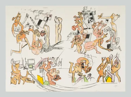 Siebdruck Matta - Composizione