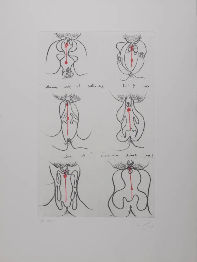 Stich Matta - Cri Oval, 1971 - Hand-signed