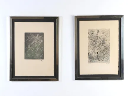 Radierung Matta - DROITES LIBEREES