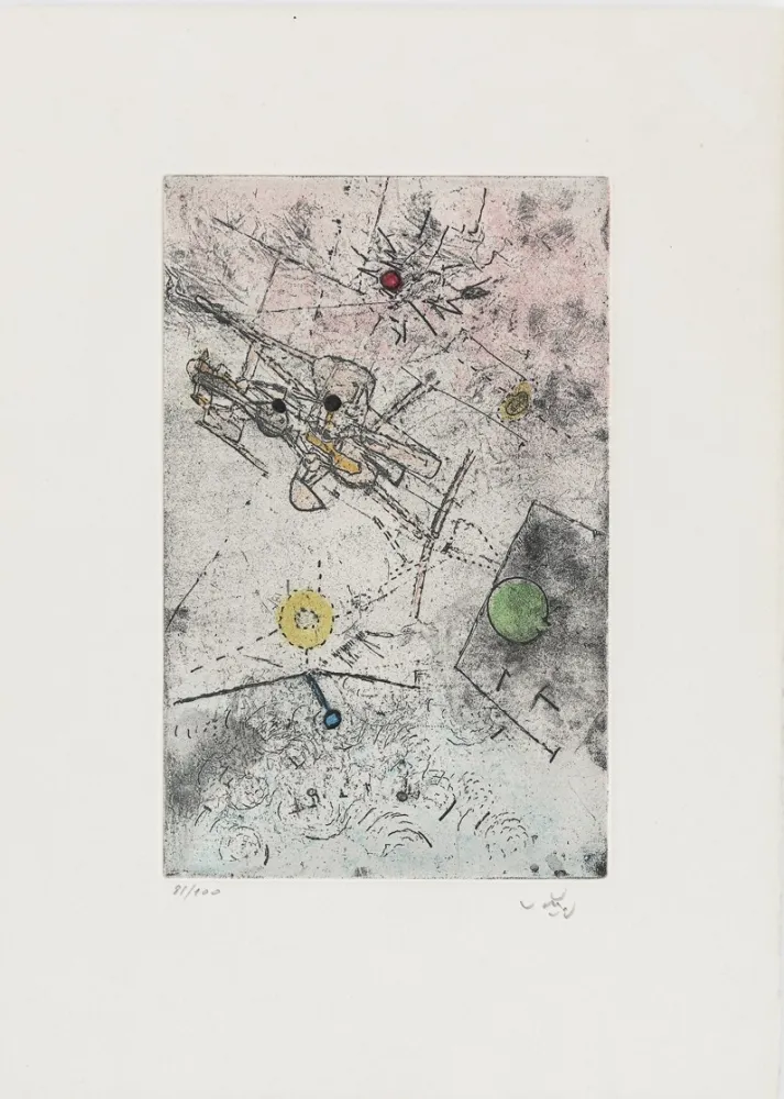 Radierung Und Aquatinta Matta - Droites Libérées