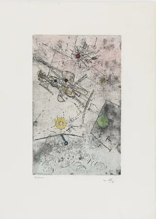 Radierung Und Aquatinta Matta - Droites Libérées