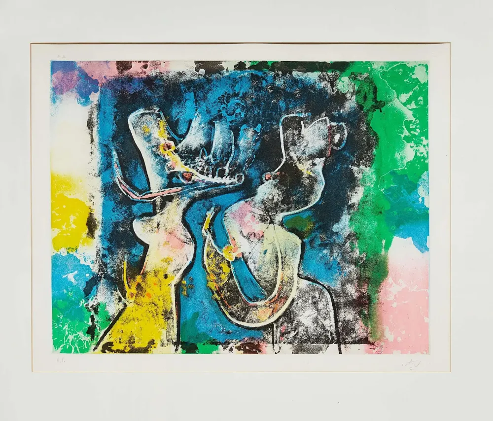 Radierung Und Aquatinta Matta - Eau de France