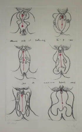Radierung Und Aquatinta Matta - Episstil et pistelle