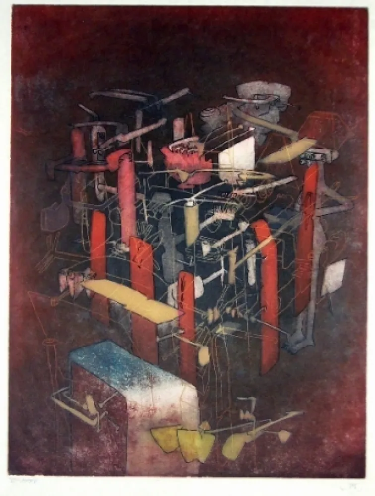 Radierung Und Aquatinta Matta - Etre atout