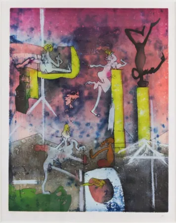 Radierung Und Aquatinta Matta - Etre au monde 