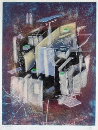 Radierung Und Aquatinta Matta - Etre hommonde