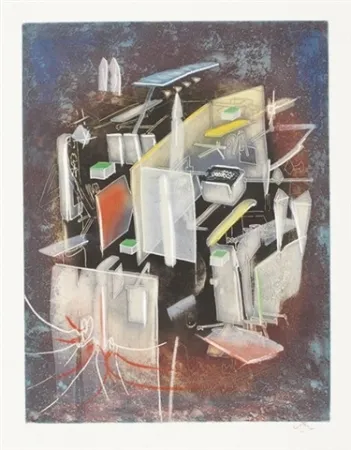 Radierung Und Aquatinta Matta - Hom'mere III, suite complète 