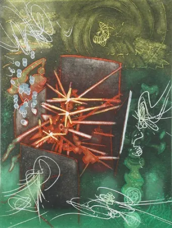 Radierung Und Aquatinta Matta - Je Suis Intact