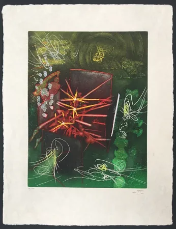 Radierung Und Aquatinta Matta - Je Suis Intact – Une Saison Enfer 