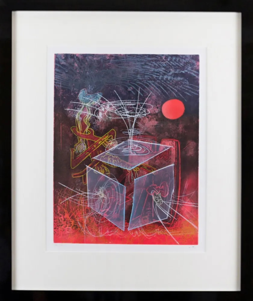 Radierung Und Aquatinta Matta - L’ame est une Couronne 